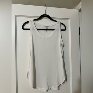2 women’s XS Banana Republic Cream Tank Tops, great for work outfits.